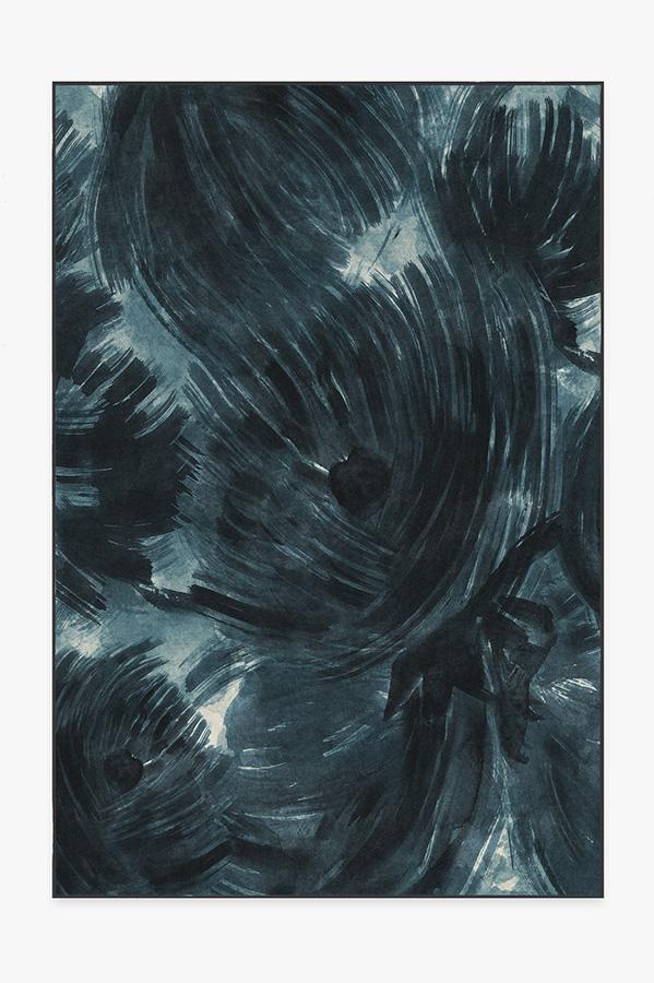 Aster Blue Rug 6'x9' | Stain-Resistant