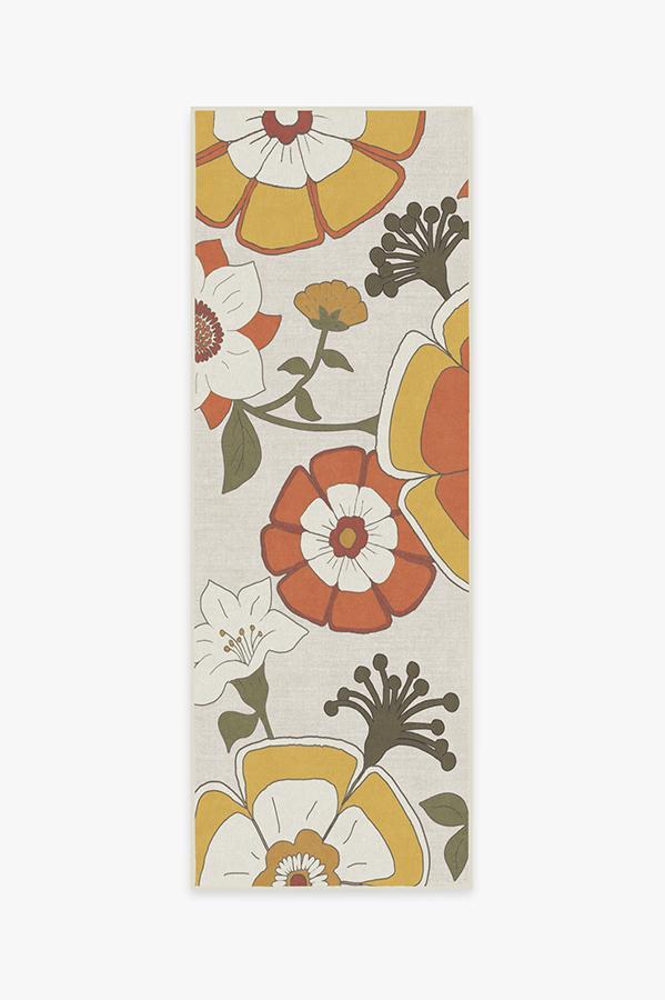 Audrey Golden Honey Rug 2.5'x10' | Stain-Resistant