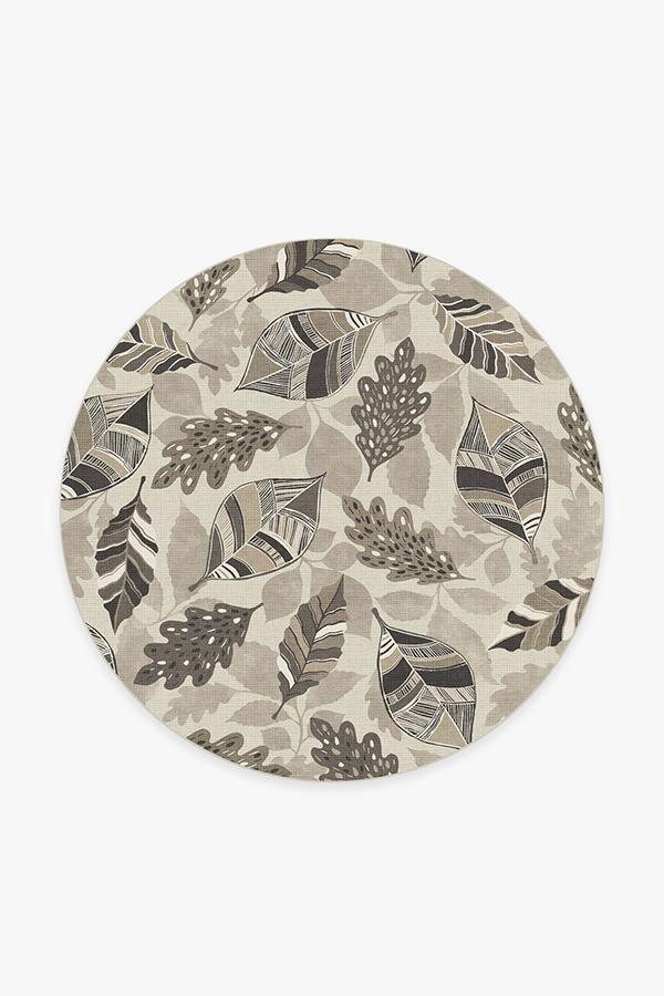 Aurelia Warm Grey Rug 6' Round | Stain-Resistant
