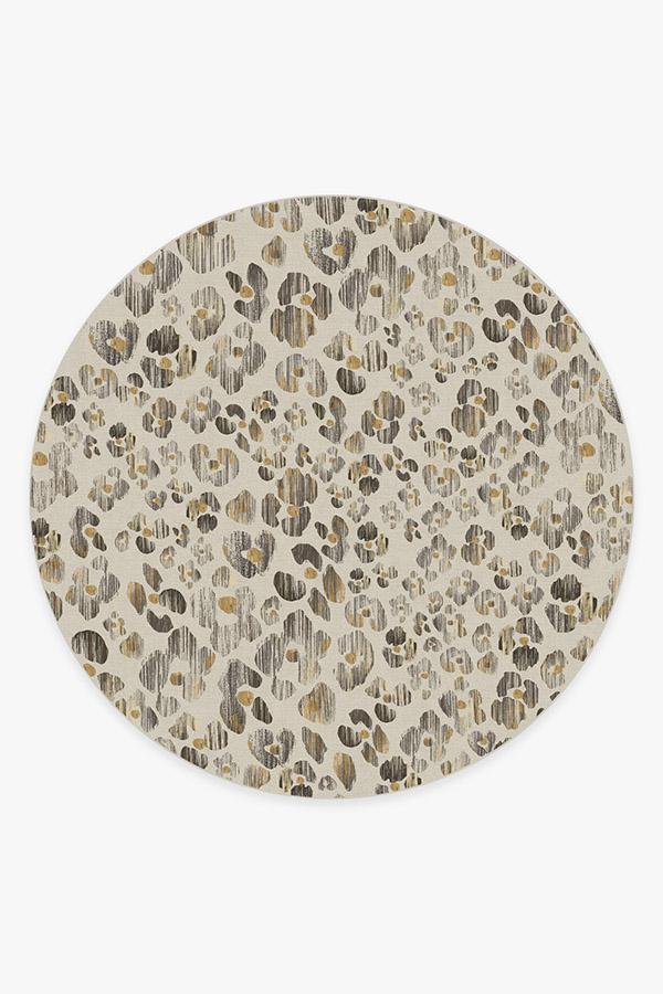 Ayana Leopard Rug 8' Round | Stain-Resistant