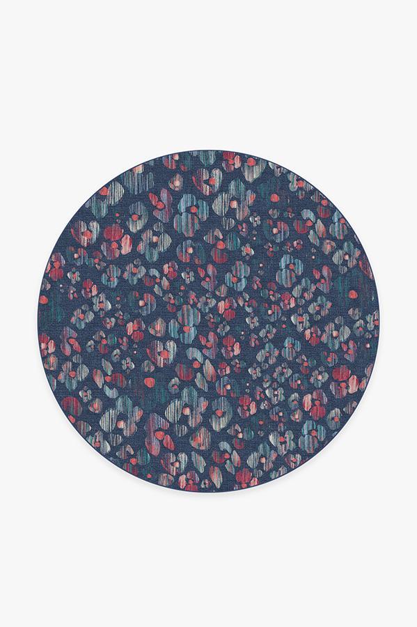 Ayana Sapphire Rug 6' Round | Stain-Resistant
