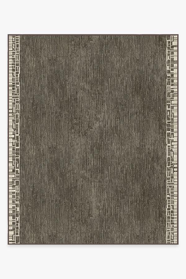 Beni Warm Grey Rug 8'x10' | Stain-Resistant