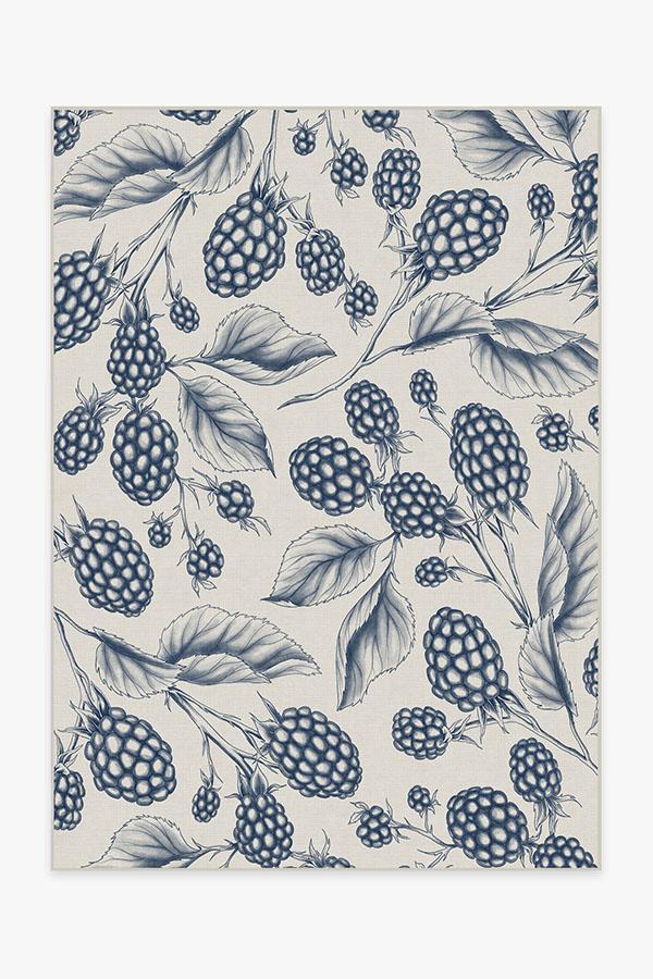 Berry Blue Rug 5'x7' | Stain-Resistant