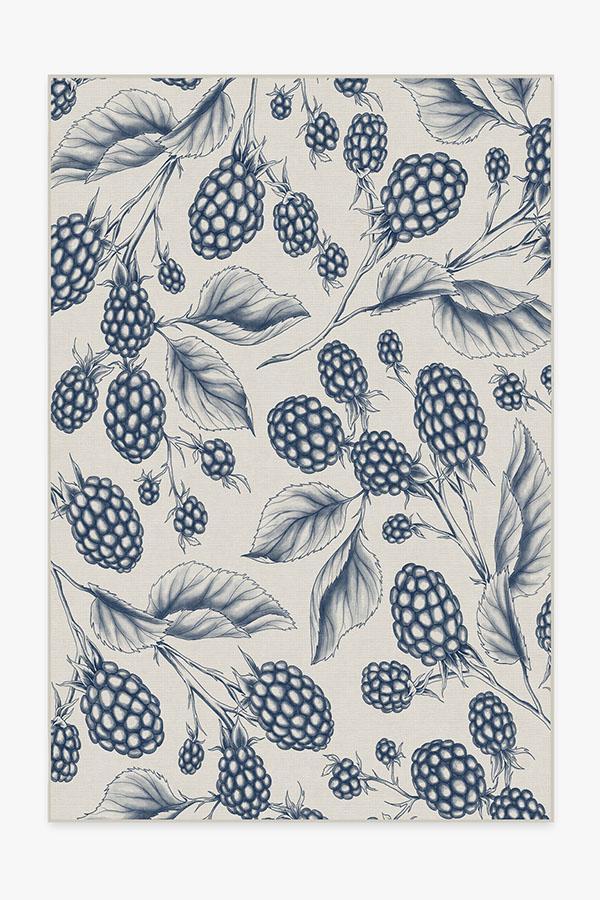 Berry Blue Rug 6'x9' | Stain-Resistant