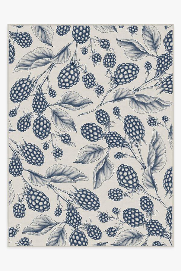 Berry Blue Rug 9'x12' | Stain-Resistant