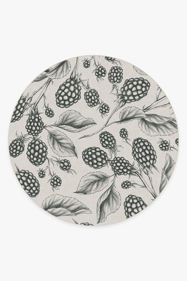 Berry Sage Rug 8' Round | Stain-Resistant