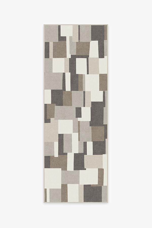 Blockera Natural Rug 2.5'x10' | Stain-Resistant