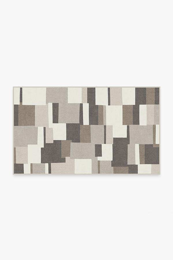Blockera Natural Rug 3'x5' | Stain-Resistant