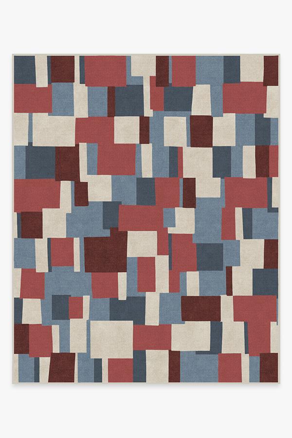 Blockera Red Rug 8'x10' | Stain-Resistant