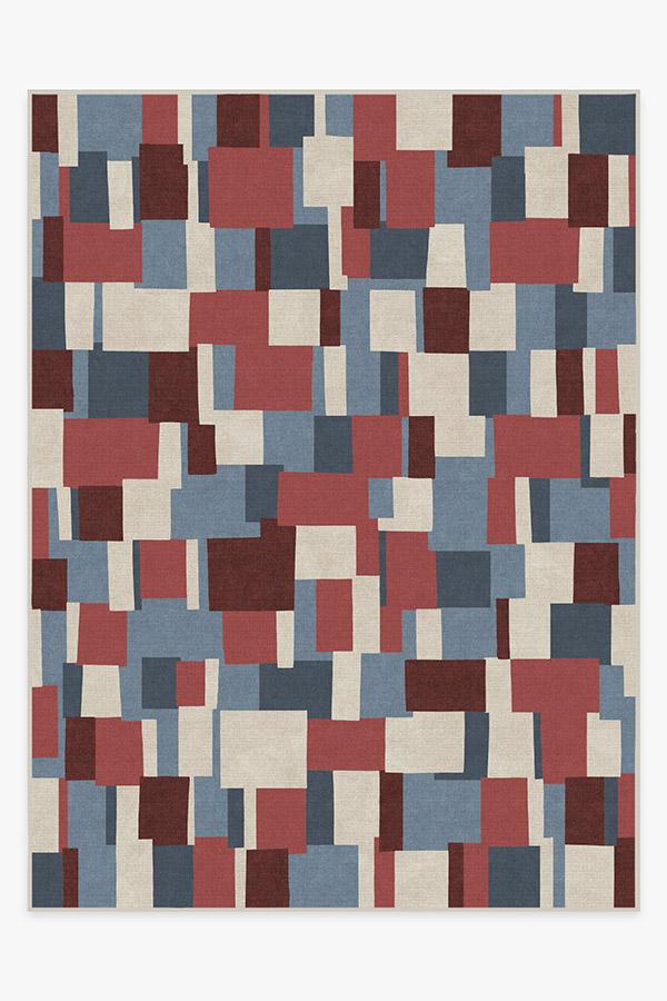 Blockera Red Rug 9'x12' | Stain-Resistant