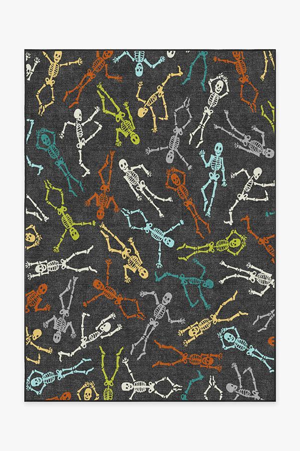 Bone Dance Technicolor Rug 5'x7' | Stain-Resistant