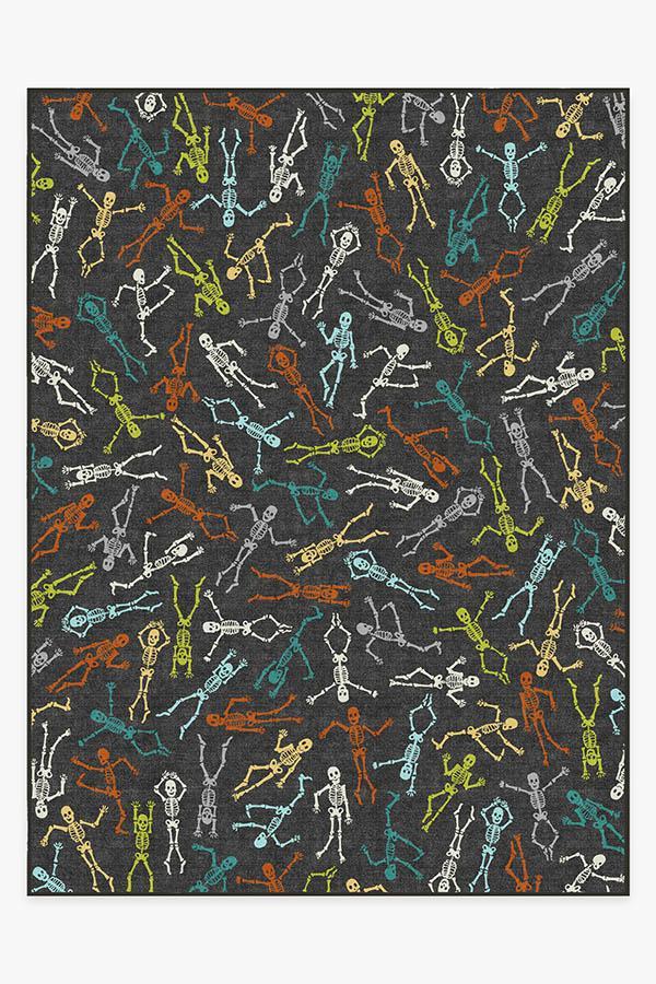 Bone Dance Technicolor Rug 9'x12' | Stain-Resistant