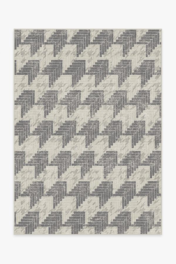 Broken Check Rug 5'x7' | Stain-Resistant