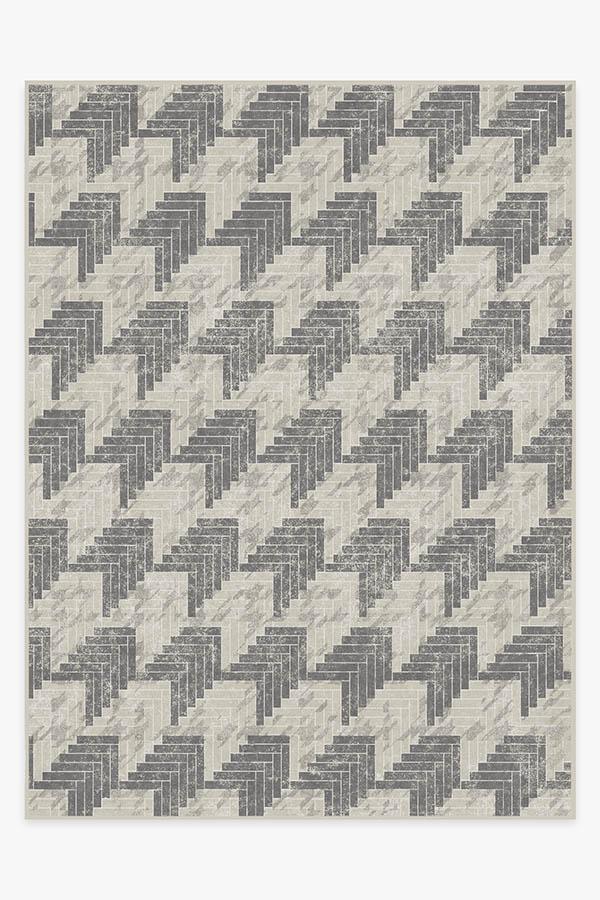 Broken Check Rug 9'x12' | Stain-Resistant