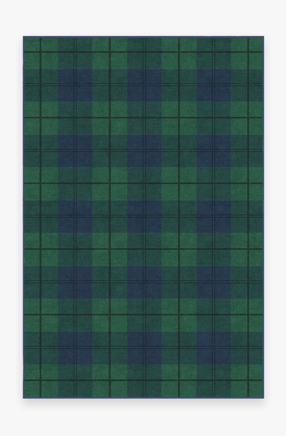 Buffalo Plaid Blackwatch Rug 6'x9' | Stain-Resistant