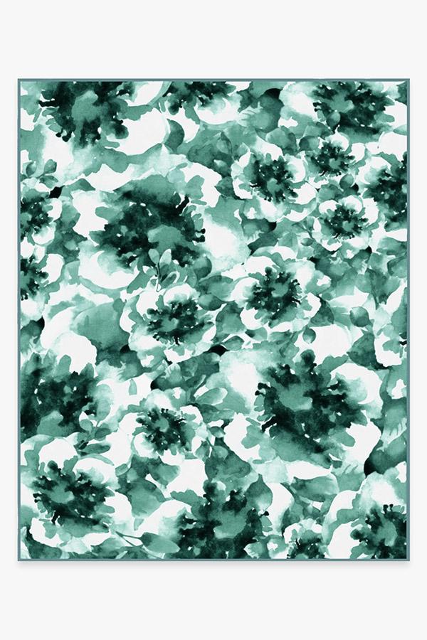 Buttercup Teal Rug 8'x10' | Stain-Resistant