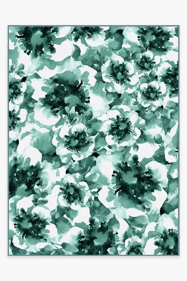 Buttercup Teal Rug 9'x12' | Stain-Resistant