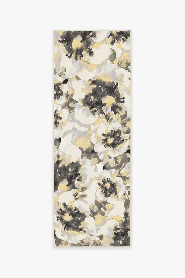 Buttercup Yellow Rug 2.5'x10' | Stain-Resistant