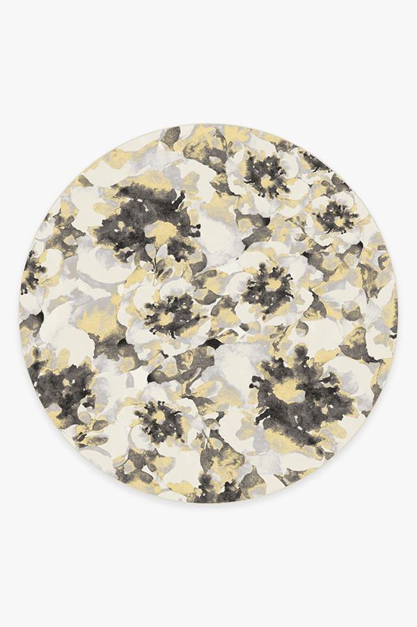Buttercup Yellow Rug 8' Round | Stain-Resistant