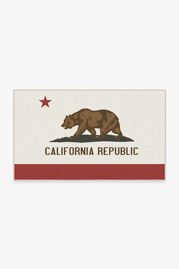 California Red Rug 3'x5' | Stain-Resistant