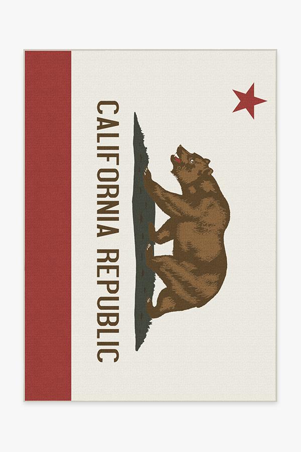 California Red Rug 5'x7' | Stain-Resistant