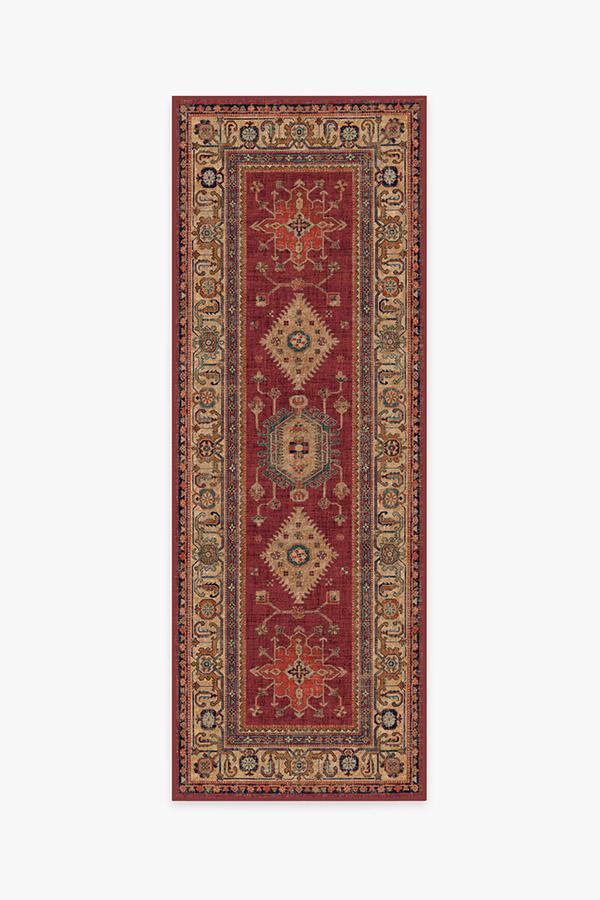 Cambria Ruby Rug 2.5'x7' | Stain-Resistant