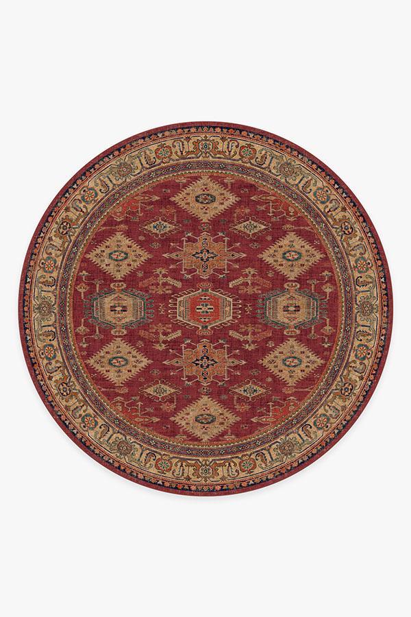 Cambria Ruby Rug 8' Round | Stain-Resistant