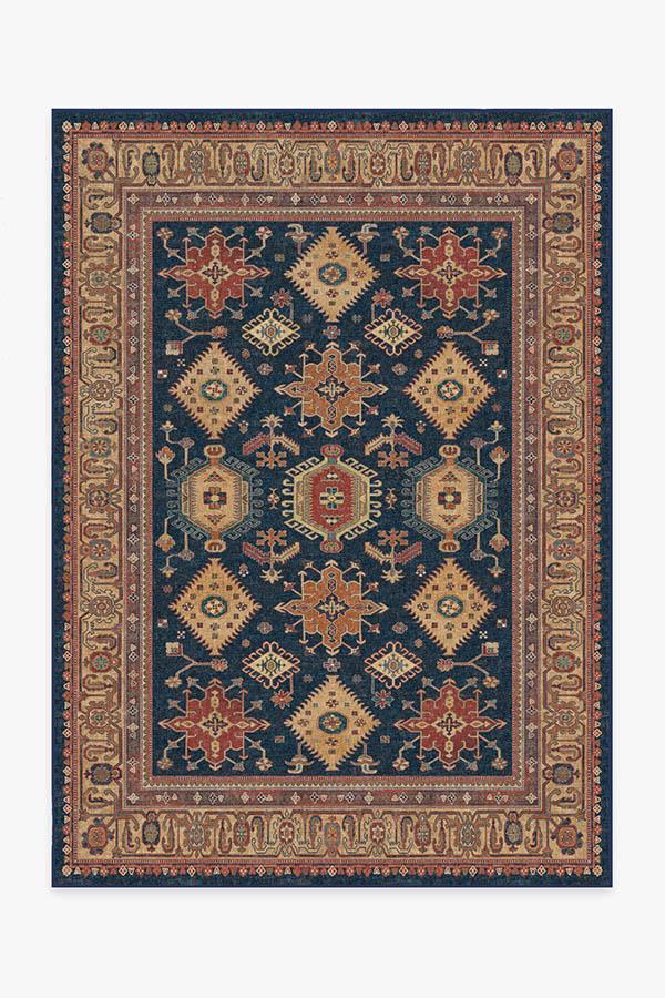 Cambria Sapphire Rug 5'x7' | Stain-Resistant