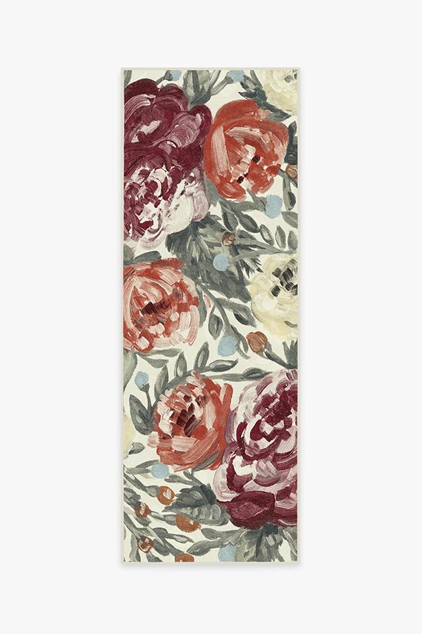 Camellia Currant Rug 2.5'x10' | Stain-Resistant