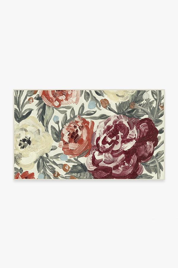 Camellia Currant Rug 3'x5' | Stain-Resistant