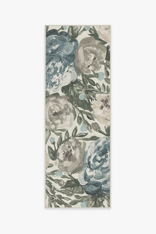 Camellia Jade Rug 2.5'x7' | Stain-Resistant