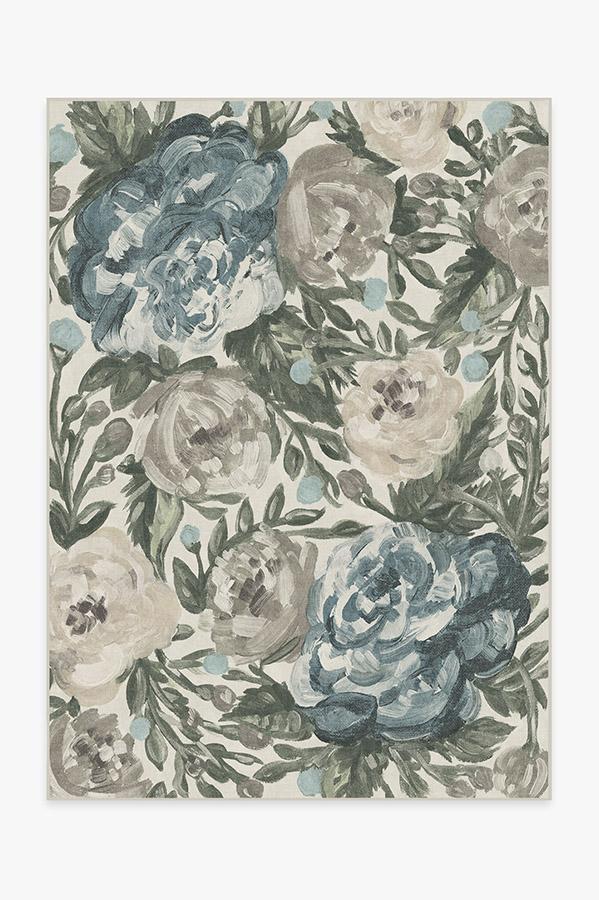 Camellia Jade Rug 5'x7' | Stain-Resistant