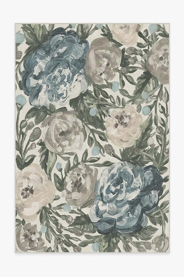 Camellia Jade Rug 6'x9' | Stain-Resistant