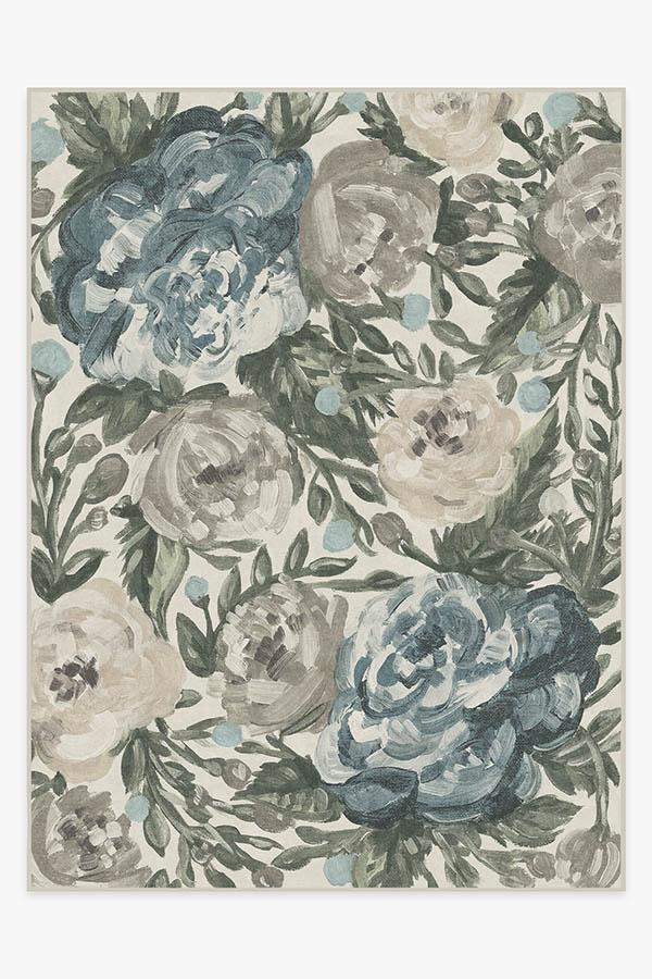 Camellia Jade Rug 9'x12' | Stain-Resistant