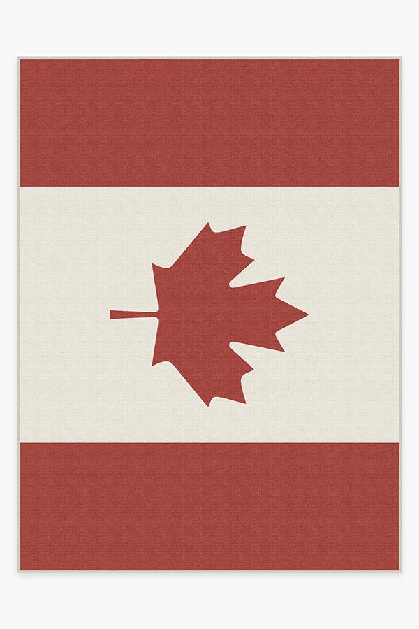 Canada Red Rug 9'x12' | Stain-Resistant