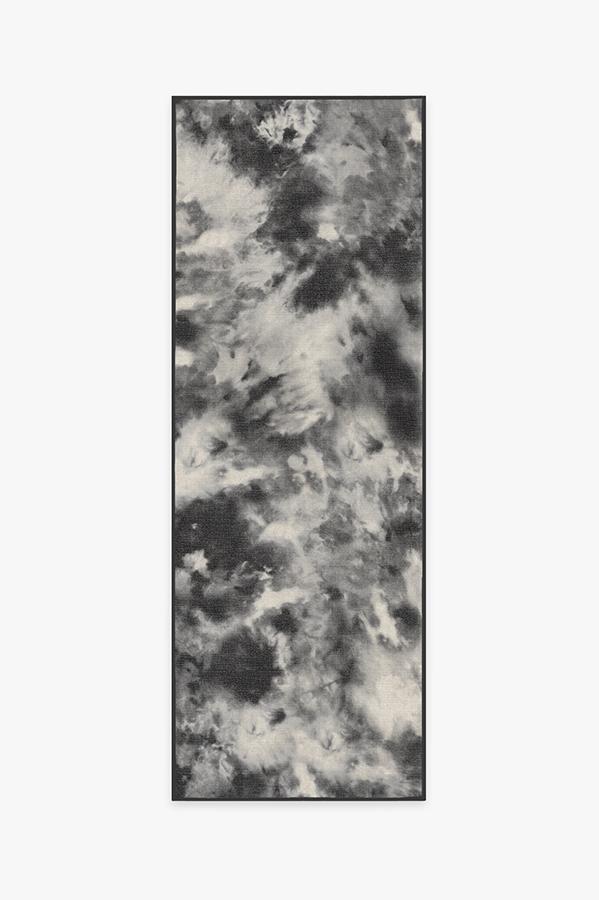 Carina Black Rug 2.5'x7' | Stain-Resistant