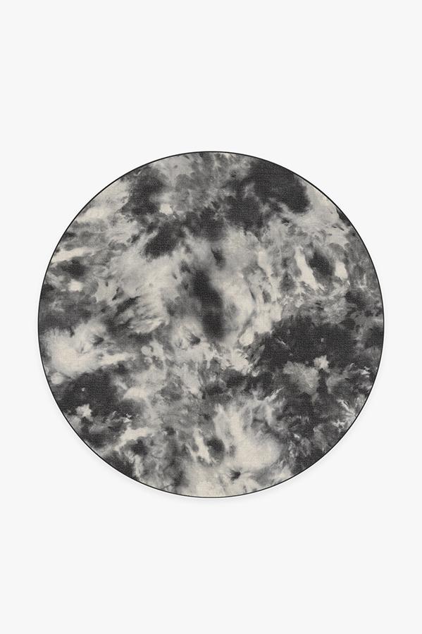 Carina Black Rug 6' Round | Stain-Resistant