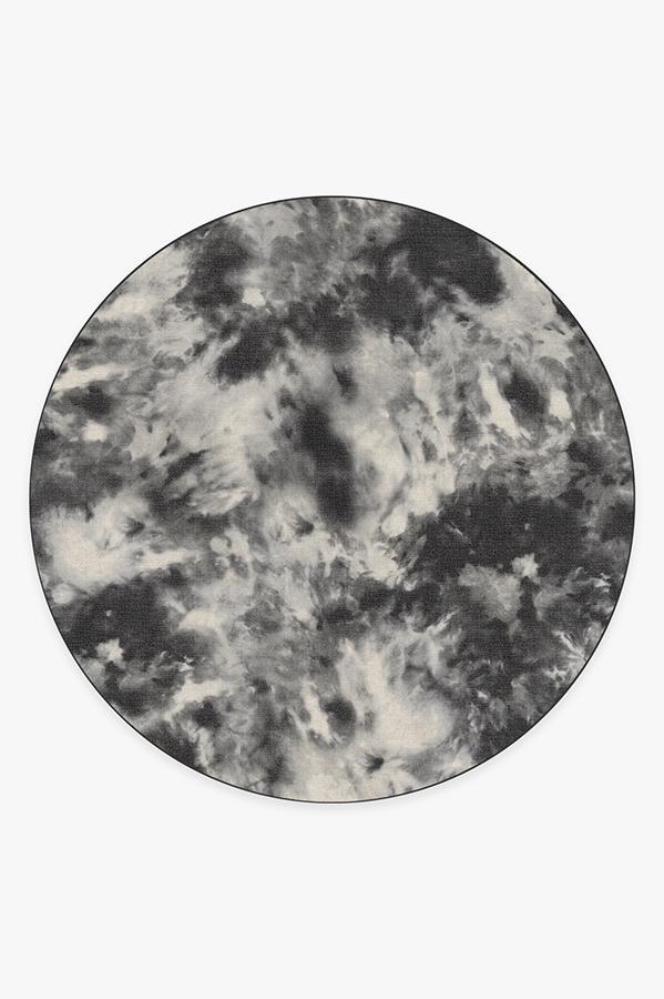 Carina Black Rug 8' Round | Stain-Resistant