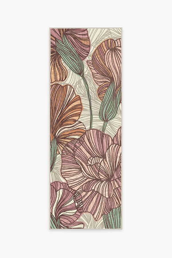 Carnation Blush Rug 2.5'x7' | Stain-Resistant