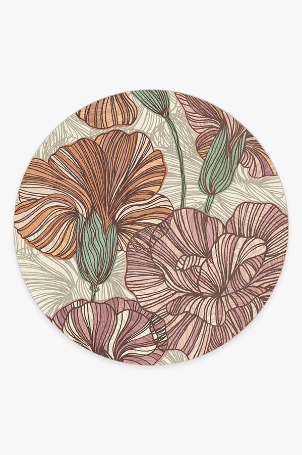 Carnation Blush Rug 8' Round | Stain-Resistant