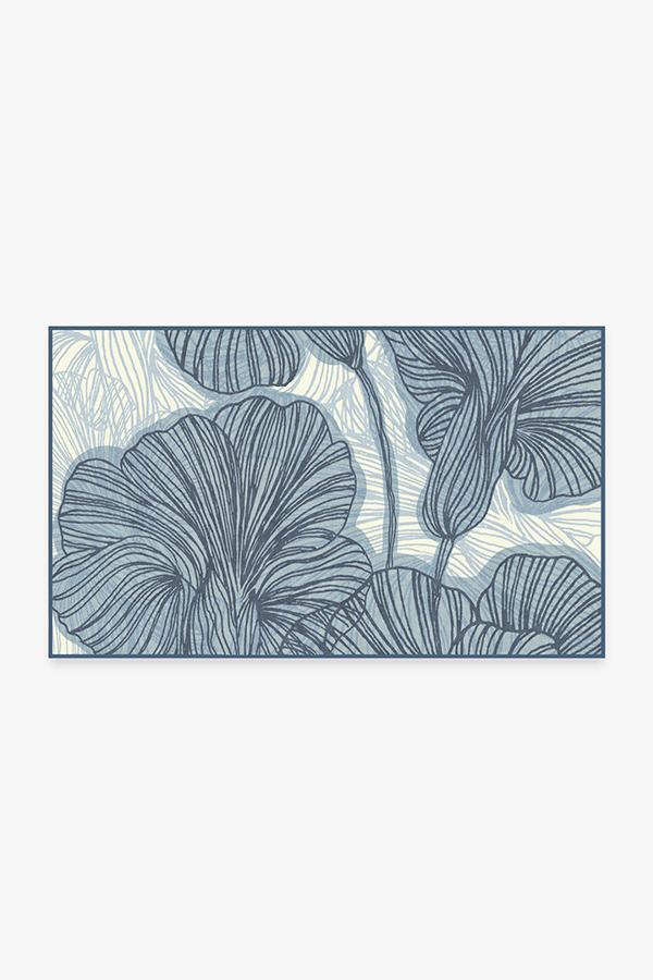 Carnation Lapis Rug 3'x5' | Stain-Resistant