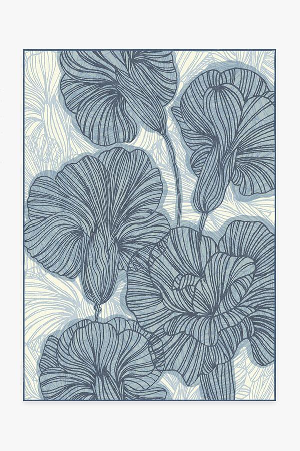 Carnation Lapis Rug 5'x7' | Stain-Resistant