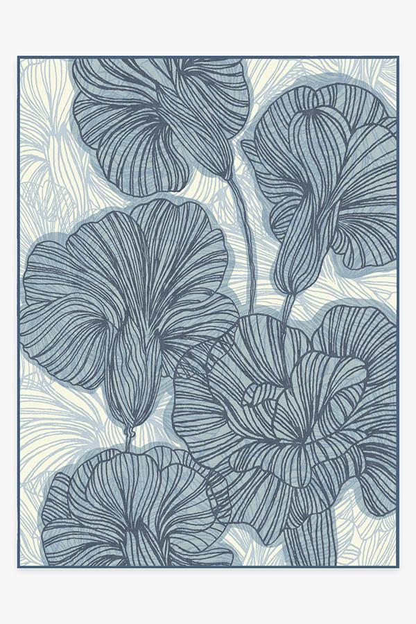 Carnation Lapis Rug 9'x12' | Stain-Resistant