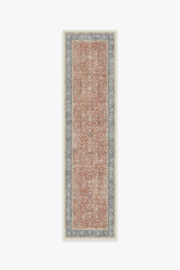 Celestine Coral Rug 2.5'x10' | Stain-Resistant