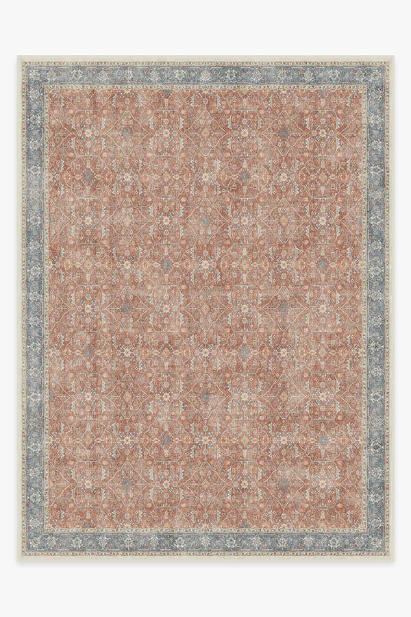 Celestine Coral Rug 9'x12' | Stain-Resistant