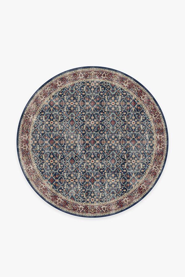 Celestine Sapphire Rug 6' Round | Stain-Resistant