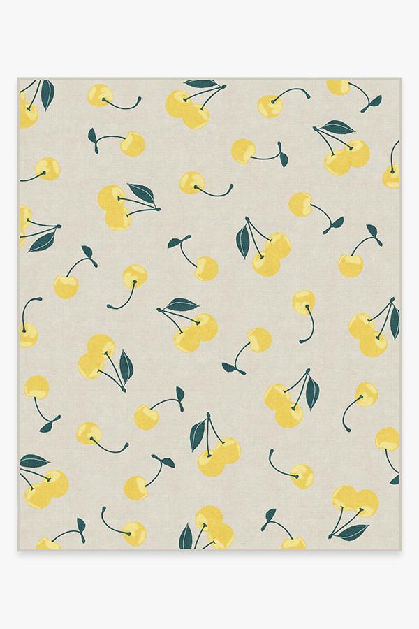 Cherry Yellow Rug 8'x10' | Stain-Resistant
