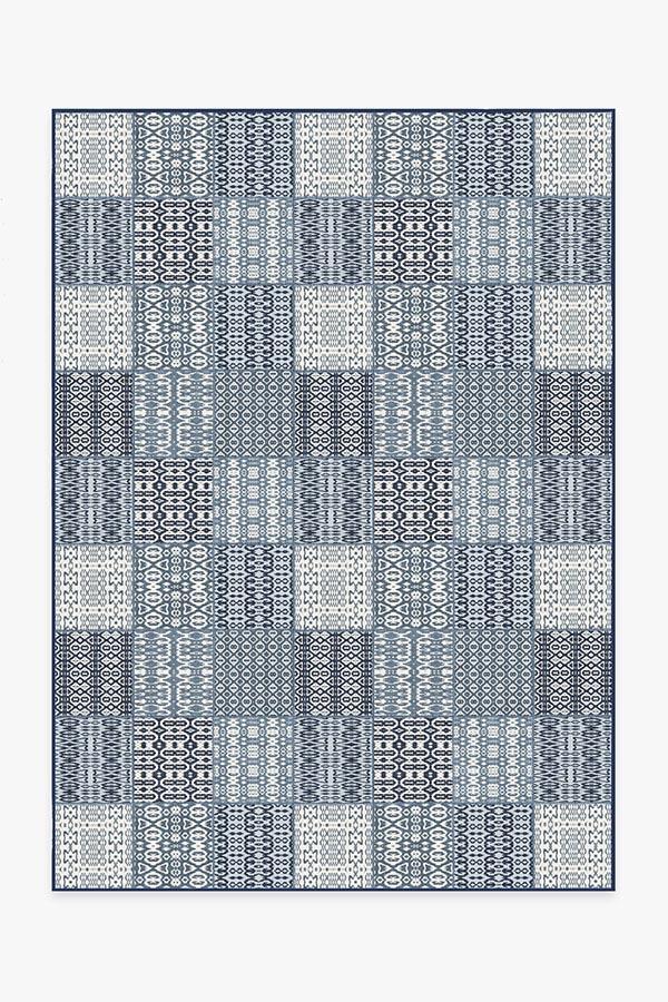 Chima Blue Rug 5'x7' | Stain-Resistant