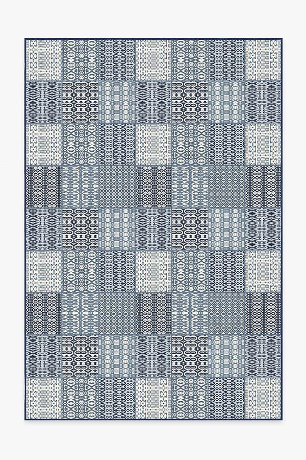 Chima Blue Rug 6'x9' | Stain-Resistant