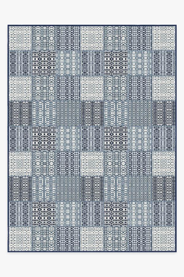 Chima Blue Rug 9'x12' | Stain-Resistant
